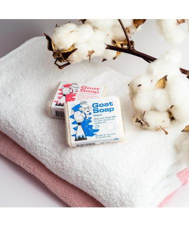Goat Milk Soap Bar 6-Pack - Manuka Honey Infused for Soft, Natural Skin - 100g (3.5oz) Bars - Buy Online on GoSupps.com