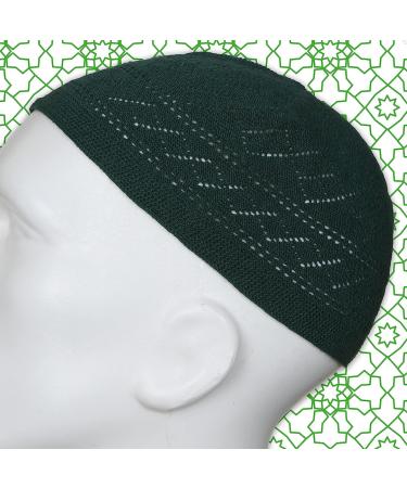 Kapobia Kufi Hats for Men - Breathable Muslim Skull Beanie - Handcrafted Taqiyah - Mixed Colors (10 Pieces) - Buy Online on GoSupps.com