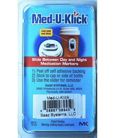 Med-U-Klick Twice-A-Day Medication Reminder | International Shipping | Boost Medication Adherence - Buy Online on GoSupps.com