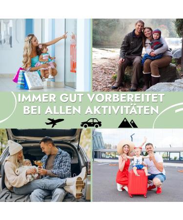 Carmello Diaper Bag with Diaper Pad - Test Winner High-Quality Anti-Allergic Canvas Includes eBook - Best Gift for Baby Practical Beige Baby Bag for Travel - Buy Online on GoSupps.com