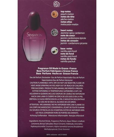 Sensation Ecstasy Eau de Toilette Spray 3.4 Ounce - Buy Online on GoSupps.com