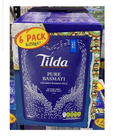 Tilda Tilda Pure Basmati Steamed Rice 6 pieces