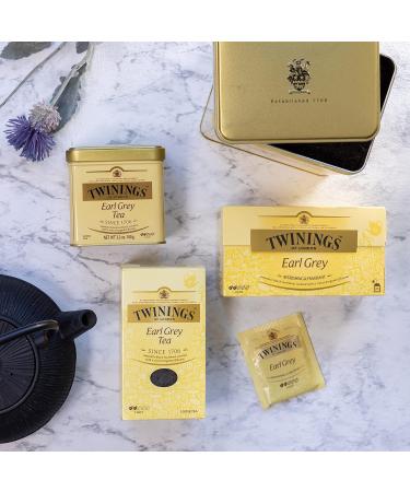 Twinings Earl Grey Loose Tea - Black Tea with Bergamot Aroma - Refreshing 200g Pack - Premium International Shipping - Buy Online on GoSupps.com