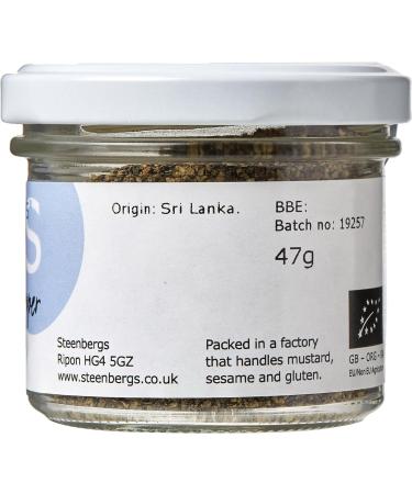 Steenbergs Organic Cracked Black Pepper Standard 47g 1 - Buy Online on GoSupps.com