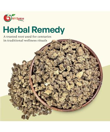 NY SPICE SHOP Valerian Root Dried Cut & Sifted Whole Roots (Valeriana officinalis) Perfect Herbal Tea Blend (4 Ounce) - Buy Online on GoSupps.com