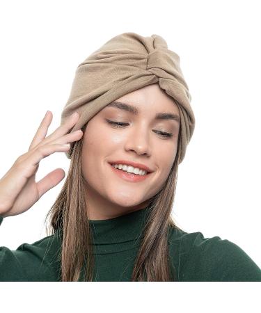 Beya Women's White Head Wrap Scarf Turban Hat - Stylish and Versatile - Buy Online on GoSupps.com