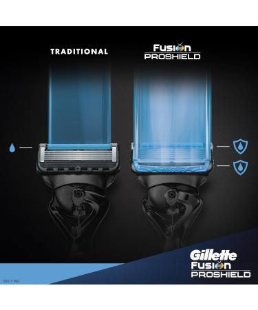 Gillette Fusion Proshield Chill Razor Blade Refills 4 count - Buy Online on GoSupps.com