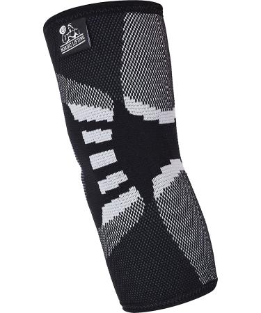 Large Elbow Compression Sleeves (1 Pair) - Tendonitis Support for Prevention & Recovery - Buy Online on GoSupps.com