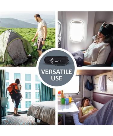 Vumos Silk-Like Sleeping Bag Liner & Camping Sheet - Gray Single with Full Length Zipper - Buy Online on GoSupps.com