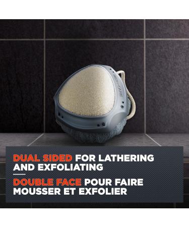 Dove Men + Care Dual Sided Shower Tool for building lather and deep cleansing Active Clean body exfoliator for men 1 count 1 count (Pack of 1) - Buy Online on GoSupps.com