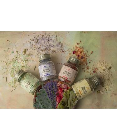 Melissa Bath Salt 4.23 oz Glass Jar - Mineral-Rich Luxury Detox Scrub with Essential Oils for Aromatherapy - Private Spa Experience - Buy Online on GoSupps.com