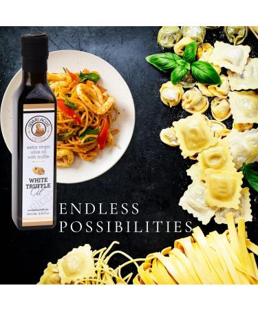 Spartacus Extra Virgin Olive Oil with White Truffle | Treat Yourself to Culinary Excellence | Selected Olive Oil with White Truffle for gourmets (Pack of 5) - Buy Online on GoSupps.com