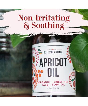 Certified Organic Apricot Oil - Skin Therapy & Carrier Oil for Body and Face - Women and Men - Buy Online on GoSupps.com