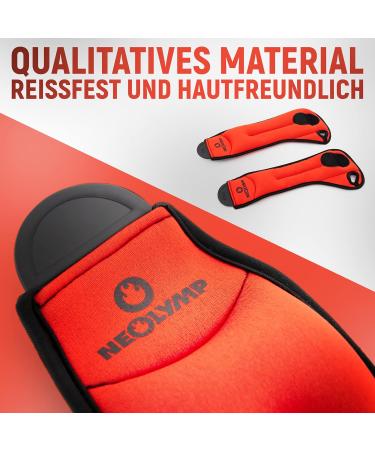 NeoLymp Adjustable Velcro Wrist Weights 0.5kg - Non-Slip Hand & Ankle Training Cuffs for Enhanced Intensity | 2 Set Weight Training Equipment - Buy Online on GoSupps.com