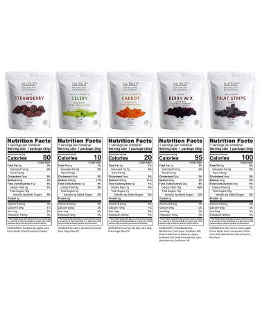 Nutruit Gourmet Healthy Snack Variety Box (Pack of 20) - Vegan, Gluten Free, Non-GMO, Plant Based, High Fiber - 10 Flavor Variety Pack - 1.1oz Premium Snack Packs - Buy Online on GoSupps.com