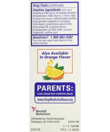 Delsym Children's 12 Hr Cough Relief Liquid Grape 3 oz (Pack of 2) - Buy Online on GoSupps.com