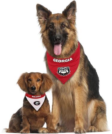 Georgia Bulldogs Reversible Bandana | Pets First Collegiate Pet Accessories | Large/X-Large - Buy Online on GoSupps.com