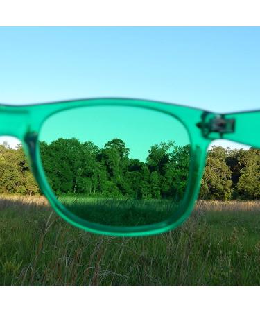 Green Color Therapy Mood Glasses for Migraine Relief and Chakra Healing | Chromotherapy Glasses by Purple Canyon - Buy Online on GoSupps.com