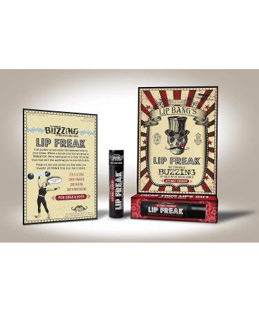 Doctor Lip Bang's BUZZING Lip Balm | Lip Freak| 100% All Natural | Cruelty Free | Atomic Cherry - Buy Online on GoSupps.com