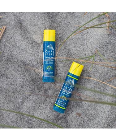 Oars + Alps Island Lime Shine Free Lip Balm 3ct | Hydrating Lip Care - Buy Online on GoSupps.com