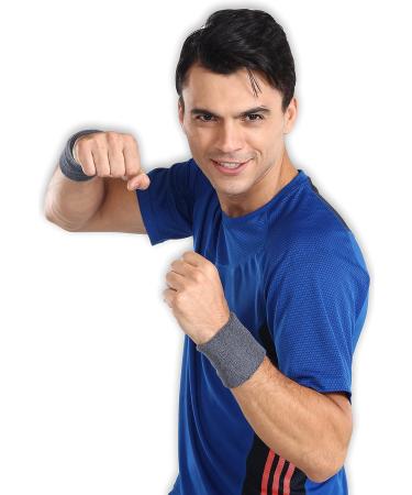 Sweat Band Wristbands for Men & Women - Sports Workout Wristband - Buy Online on GoSupps.com