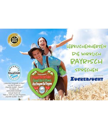 Buy Original Oktoberfest Gingerbread Hearts - 10 cm Tall 12 Pack | Fresh Munich Confectionery - Buy Online on GoSupps.com