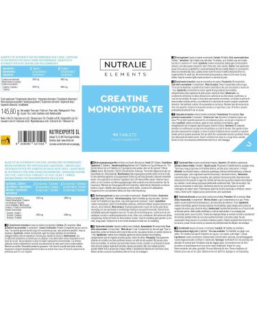 NUTRIEXPERTS SL Creatine Monohydrate 6000mg Men and Women Sports Nutrition Supplement Creatine Monohydrate Tablets 90 Tablets Creatine Monohydrate Nutralie - Buy Online on GoSupps.com
