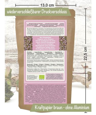 Organic Heather Flower Tea | Direct & Friendly | 25g | Premium Herbal Infusion for Health & Wellness - Buy Online on GoSupps.com