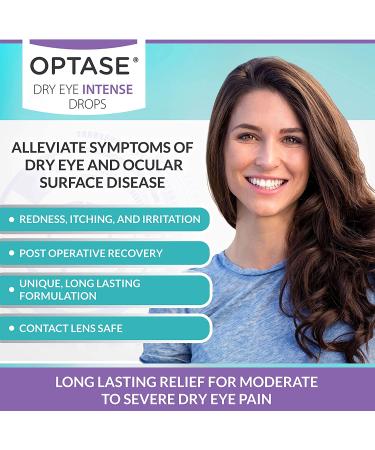 OPTASE Dry Eye Intense Drops - Preservative Free Artificial Tears for Severe Dry Eye Relief - .33 fl oz Multi-dose Bottle - Hydrate and Soothe Dry Eyes - 300 Doses - Buy Online on GoSupps.com