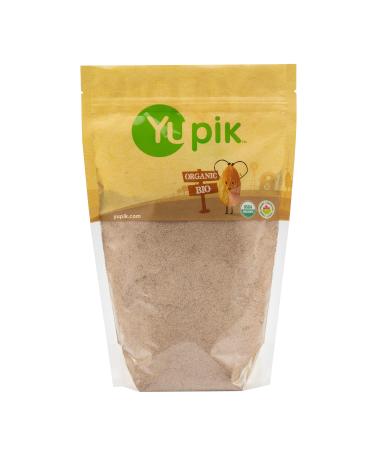 Yupik Organic Raw Flax Seed Protein Powder 35% Protein 1 kg Non-GMO Kosher Vegan Finely Ground Seeds Salt-Free Oil-Free Plant-Based Protein Source of Fiber Ideal for Smoothies & Baking