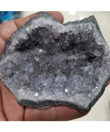 Reiki Crystal Natural Quartz Amethyst Cluster Stone Specimen Home Decor Craft Purple Crystal 1 Piece Can be Used for Crystal Cluster (Size : 100-150g)