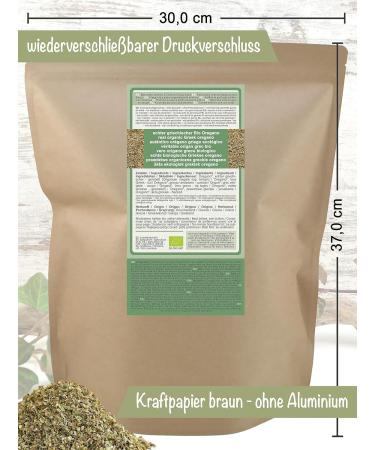 Real Greek Organic Oregano - Origanum vulgare ssp. Hirtum | Dried (500g) | Enjoy as Tea | International Shipping Available - Buy Online on GoSupps.com