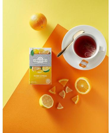 Ahmad Tea Mixed Citrus Fruit & Herbal Infusion - 20 Teabags (Pack of 2) - Buy Online on GoSupps.com