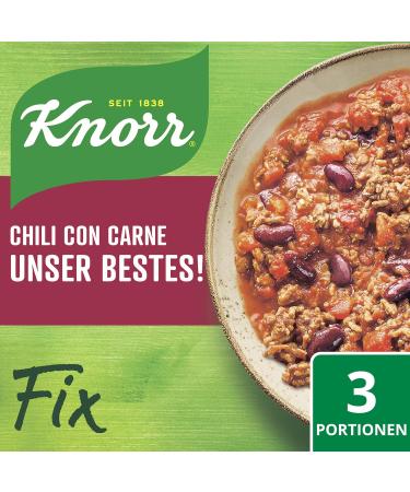 Buy Knorr Fix Chili con Carne Seasoning Mix - 3 Portions (49g) | International Shipping Available - Buy Online on GoSupps.com