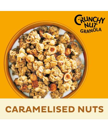 Kellogg's Crunchy Nut Granola Caramelised Nuts (1 x 380 g) - Crunchy cereal with caramelised nuts - Whole nut Granola - Buy Online on GoSupps.com