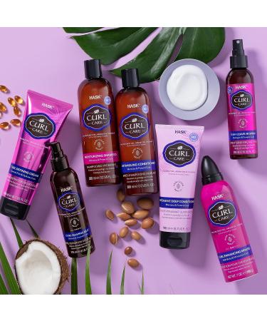 HASK Curl Care Intensive Deep Conditioner Treatments for Curly Hair - Vegan Formula | Cruelty-free, Color Safe, Gluten-free, Sulfate-free, Paraben-free | Pack of 2 - Buy Online on GoSupps.com