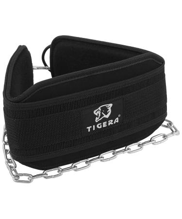 Tigera fitness dip belt with chain for men & women dipping pull up belt crossfit weightlifting training gym bodybuilding weightlifting - Buy Online on GoSupps.com