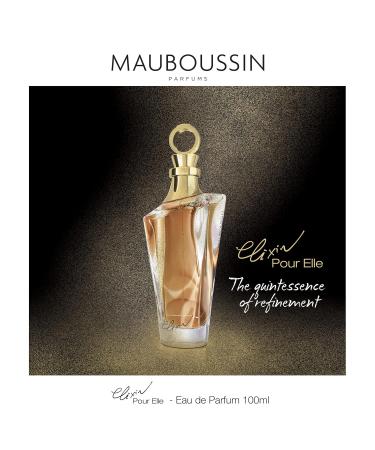 Mauboussin - Elixir Pour Elle Prestige Set: Eau de Parfum Perfumed Body Wash Perfumed Body Milk & Black Toiletry Bag - Buy Online on GoSupps.com