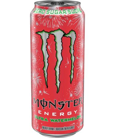 Monster Energy Ultra Watermelon 473mL Cans Pack of 12 Melon 473ml (Pack of 12) - Buy Online on GoSupps.com