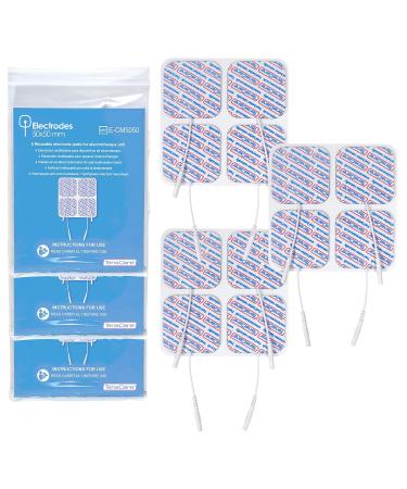 TensCare Skin-Friendly Extra Gentle Blue Gel Electrode Pads for Sensitive Skin - 50 x 50mm 3 Packs of 4 - Buy Online on GoSupps.com