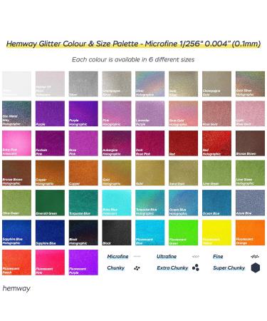 Hemway Ultra-Shein Glitter 1/256 - 0.1MM Gold Holographic Cosmetic Glitter - Microfine 100g for DIY Crafts & Beauty - Buy Online on GoSupps.com