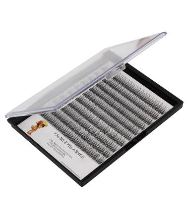 Large Nature Long Fishtail Design False Eyelashes - 3D Black Soft & Lightweight Volume Cluster Lashes (8-16mm Options - Buy Online on GoSupps.com