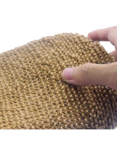 Bleu Bath 2-Pack Natural Exfoliating Hemp Shower Gloves - Machine Washable Body Scrubber for Rougher Skin - Buy Online on GoSupps.com
