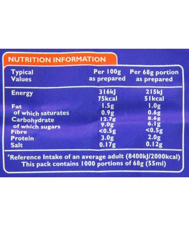 Bird's Original Homemade Taste Instant Custard Powder Dessert Mix - 3 Kg Tub - Buy Online on GoSupps.com