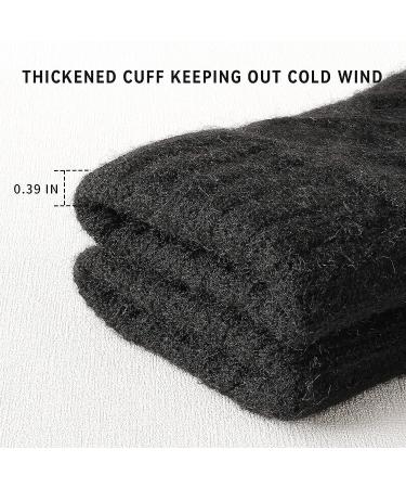 Cierto Women Winter Gloves - Touch Screen Fleece Lined Knit Fashion Gloves | Lightweight & Warm Cold Weather Accessory - Buy Online on GoSupps.com