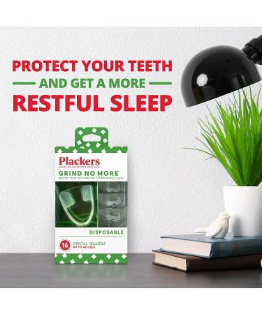 Plackers Grind No More Dental Night Guard - 10 Count for Teeth Grinding Relief - Buy Online on GoSupps.com