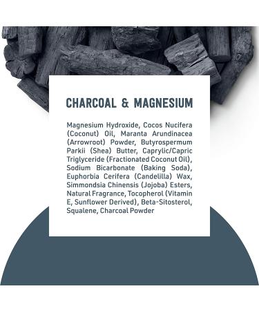 Schmidt's Naturals Charcoal + Magnesium Deodorant | Natural, 2.65 oz - Buy Online on GoSupps.com