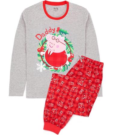 Peppa Pig Christmas Family Pyjamas Set for Men, Women, Baby & Kids | Festive PJs for George, Mummy & Daddy | Christmas Eve Box Gift - Buy Online on GoSupps.com