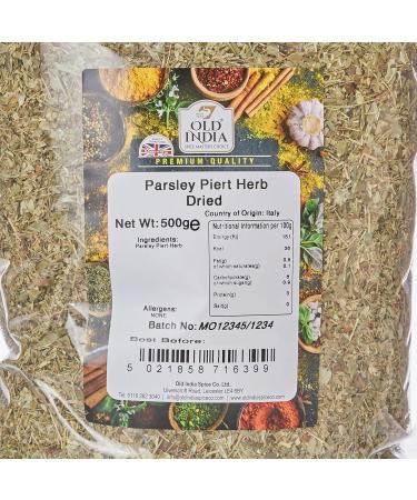 Old India Parsley Piert Herb Dried 500g - Premium Quality Herbs for Culinary Delights - Buy Online on GoSupps.com
