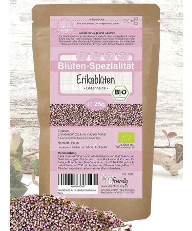 Organic Heather Flower Tea | Direct & Friendly | 25g | Premium Herbal Infusion for Health & Wellness - Buy Online on GoSupps.com